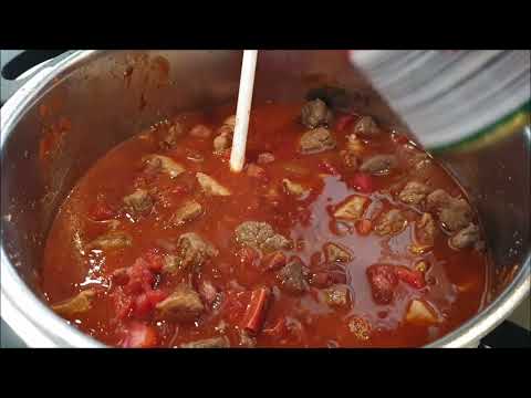 Gulaschsuppe mit dem Schnellkochtopf