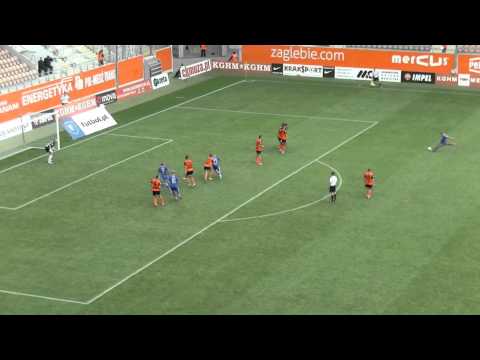 Skrót z meczu Zagłębie Lubin - Wisła Płock