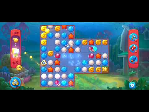 Fishdom Hard Level 11890 (with Double Lightning Booster) @choraelmin