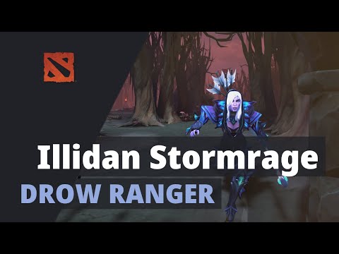 Illidan Stormrage plays Drow Ranger Dota 2 Full Game