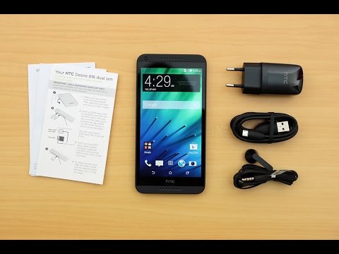 Обзор HTC Desire 816G dual sim (dark grey)