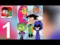 Teeny Titans 2 Gameplay Walkthrough Part 1 Tutorial IOS Android