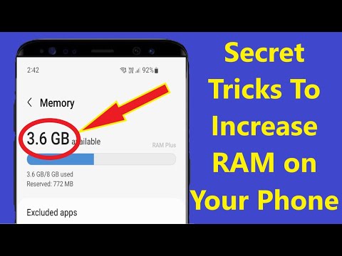 Secret Tricks To Increase RAM On Your Android Phone!! - Howtosolveit Video
