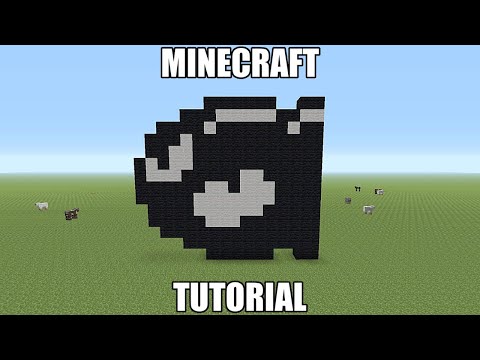 Minecraft Pixel Art Tutorial - Bullet Bill
