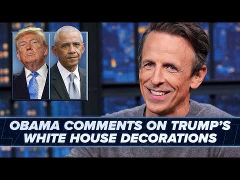 Obama Says Trump Made White House Look Like "Saddam Hussein Opened a Cheesecake Factory"