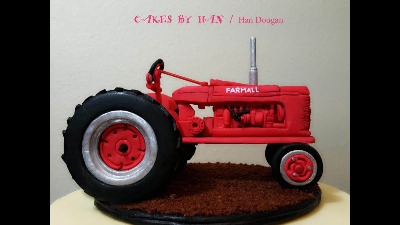 1953 FARMALL  SUPPER M TRACTOR CAKE.