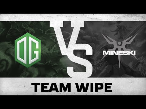 Team wipe by OG vs Mineski @The Frankfurt Major
