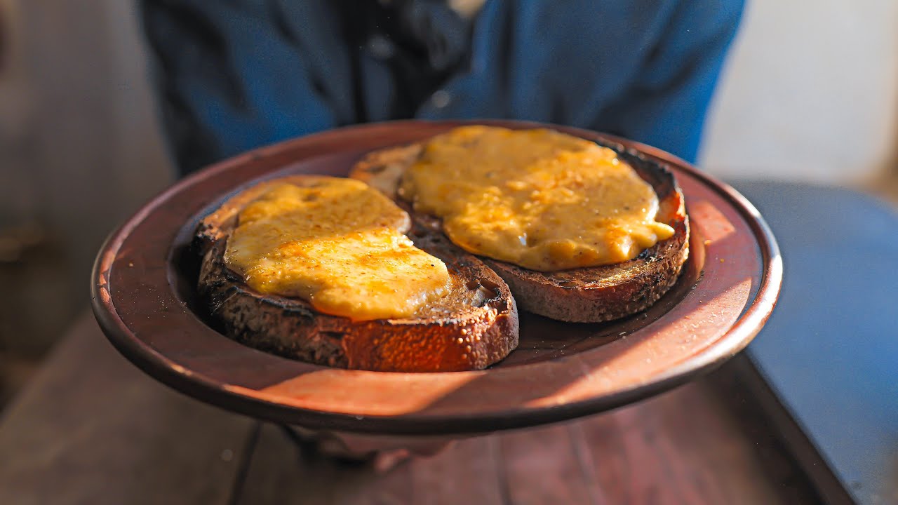 Unbelievably Good 250 Year Old Cheese Toast - Welsh Rarebit