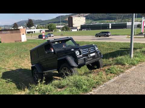Mercedes Puch G 500 V8 4x4 Hoch 2 erste Fahrt