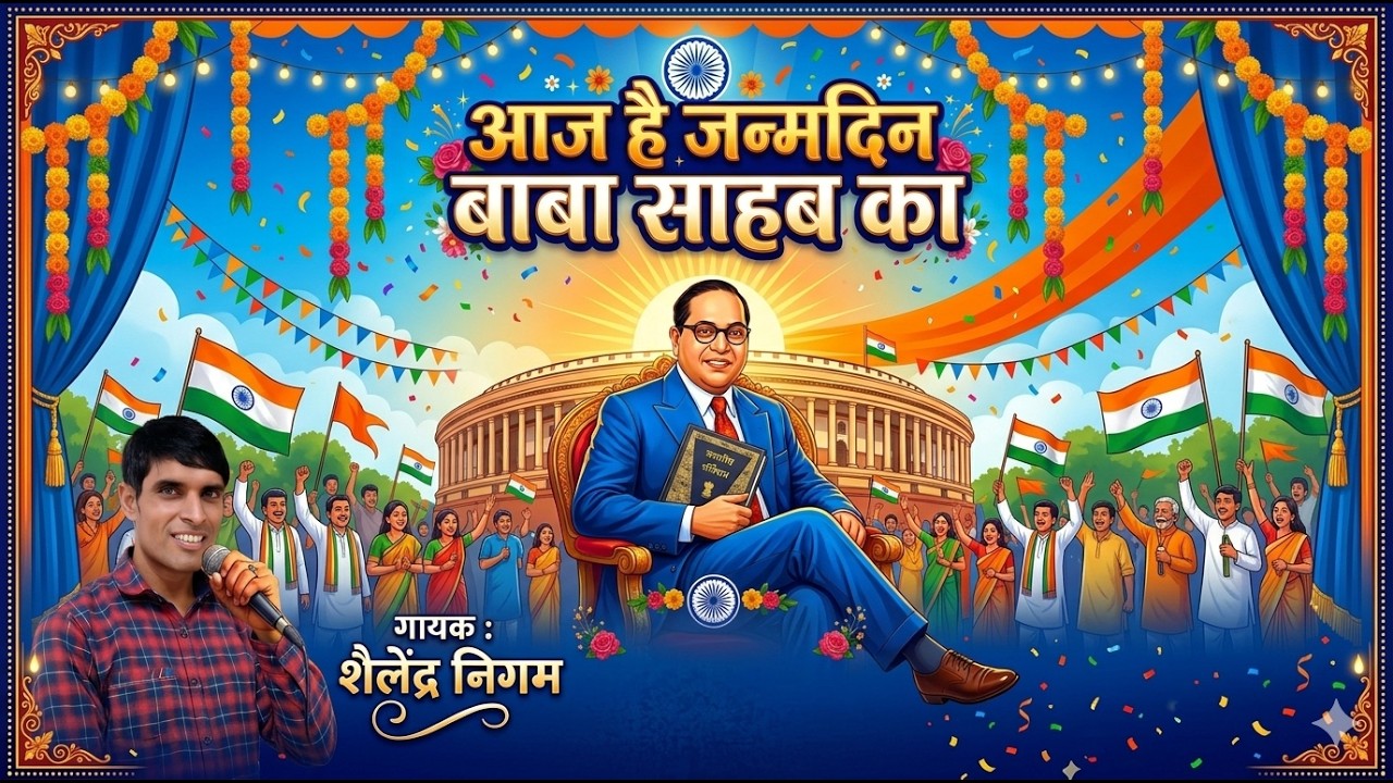 #jaibhim #babasaheb//Aaj Hai Janamdin Baba Saheb Ka//Shailendra Nigam//आज है जन्मदिन बाबा साहब का