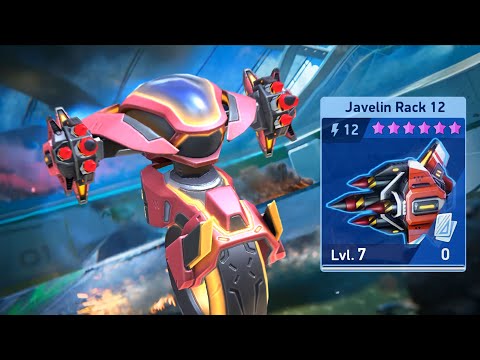 Killshot Javelin Rack 12 - Mech Arena - New Weapon