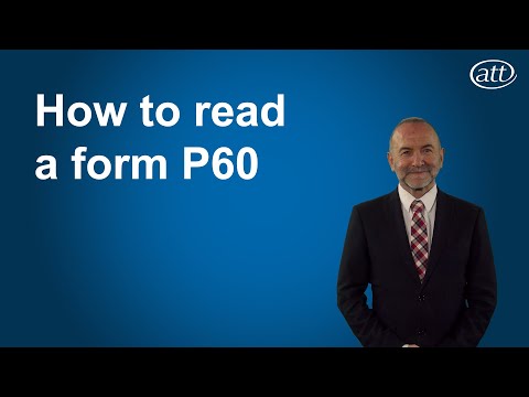 How to Read a Form P60