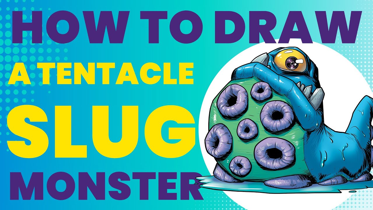 How to Draw a Tentacle Slug Monster – Schloob