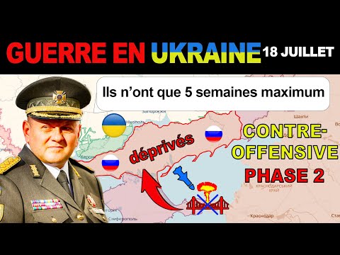 18 juil : Bravo ! Les Ukrainiens ont INCAPACITÉ L'ARMÉE RUSSE D'UN COUP | Guerre en Ukraine