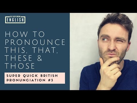 Part of a video titled How to Pronounce This, That, These and Those /ð/ - YouTube