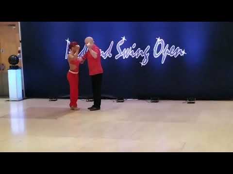 Lee and Sian West Coast Swing routine "The Chain"