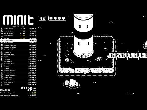 Minit Speedrun 110% Normal 17:48.73