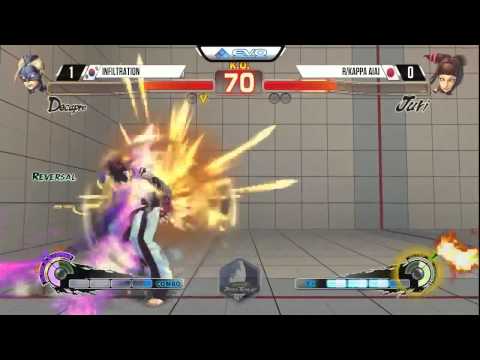 USF4 EVO 2015 (Top 8) Infiltration (DECAPRE) vs Ai Ai (Juri)