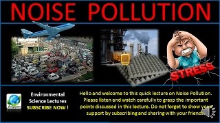 Noise Pollution Video Lecture Environmental Science