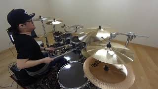 Video thumbnail for Evans Black Chrome Drum Heads TEST by Masato Utsugi