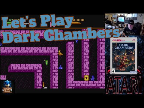 Let’s Play Dark Chambers (Atari 7800) - Atari Deep Cut #retrogaming  #atari 