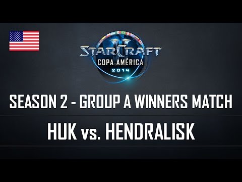 StarCraft2 Copa América 2014 Huk vs Hendralisk S2 Group A Winners Match ENG
