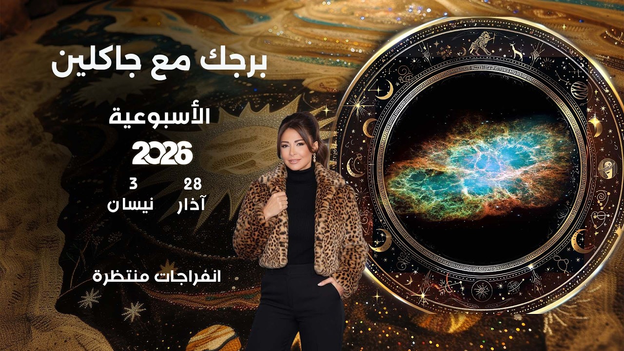 فيديو | اسرار الفلك مع جاكلين عقيقي | من ٢٨ الى ٣ نيسان  ٢٠٢٦