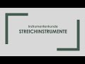 Musik Streichinstrumente Einfach Und Kurz Erklärt