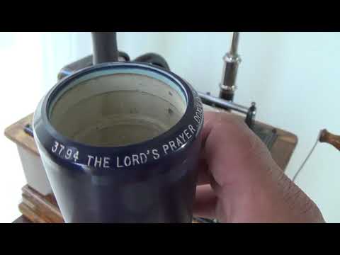 Cilindro Edison Blue Amberol 3794 The Lord´s Prayer