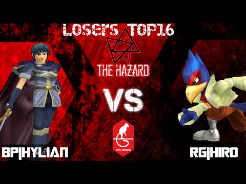 The Hazard 2016 - SSBM Top 16 Losers Round  3 - BP | Hylian vs RG | Hiro