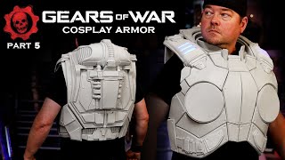 How to Make Gears of War Cosplay Armor - Free Foam Templates - Marcus Fenix Chest - Part 5