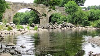 preview picture of video 'Cumbria Country Walk   Devils Bridge   Kirkby Lonsdale Whittington River Lune round'