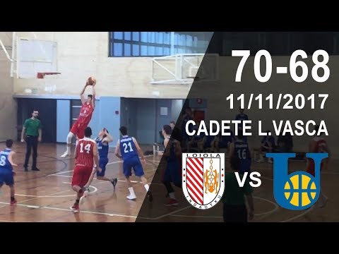 Loiola Indautxu v Unamuno - Resumen - Cadete Liga Vasca
