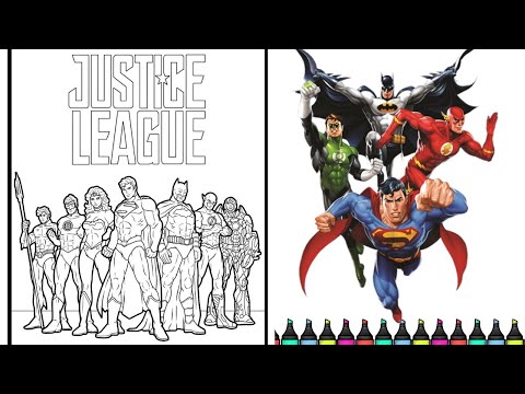 justice league coloring page .superheroes coloring. Justice league coloring book. superman coloring