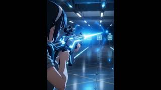 射撃女子AIアニメ#shorts