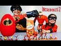 INCREDIBLES 2 Giant Play Doh Egg UNBOXING Mr INCREDIBLE Costume Blind Bags Surprise Toys