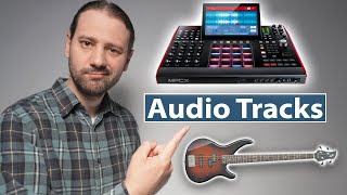 Akai MPC X Audio Tracks - Recording Bass Guitar