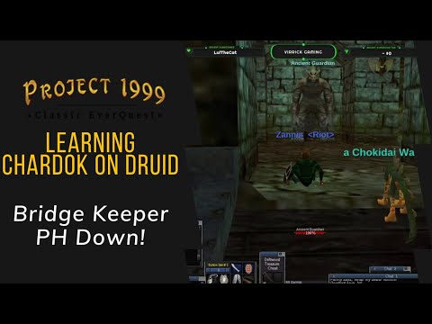 Everquest Project 1999: Druid Farming - Learning Chardok! Ancient Guardian down!