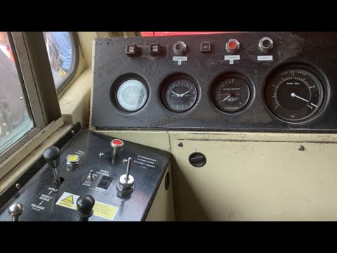 **THANKS TO THE DRIVER** Going inside A Freightliner Class 66 66502 G&W Livery!