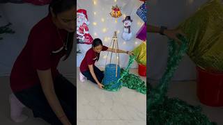 Beautiful Christmas tree making from