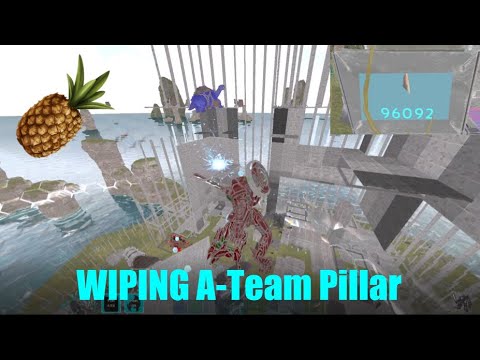 Wiping A-Team Ocean Pillar & Solo Defending Snow North | Ark Official Small Tribes PC