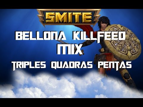 Smite- Bellona Montage Triples, Quadras, Pentas/ SHE THE GOAT/ Best Builds