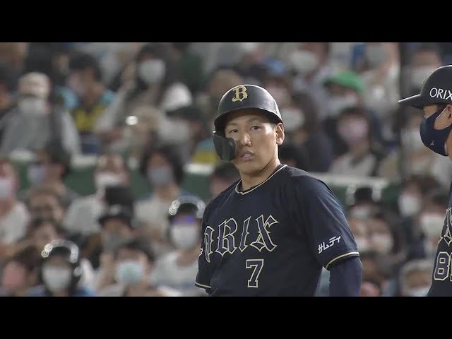 【8回表】レフト前に落ちた!! バファローズ・吉田正尚の2点タイムリーヒット!! 2022年4月28日 北海道日本ハムファイターズ 対 オリックス・バファローズ