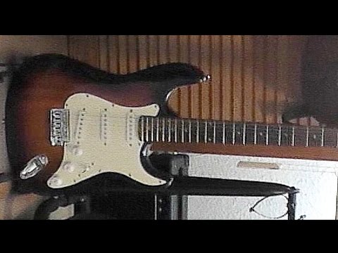 Demo Fender Stratocaster guitar - 2. Wahl Gitarre/Ausschussware. Guitar in 2nd choice/reject goods