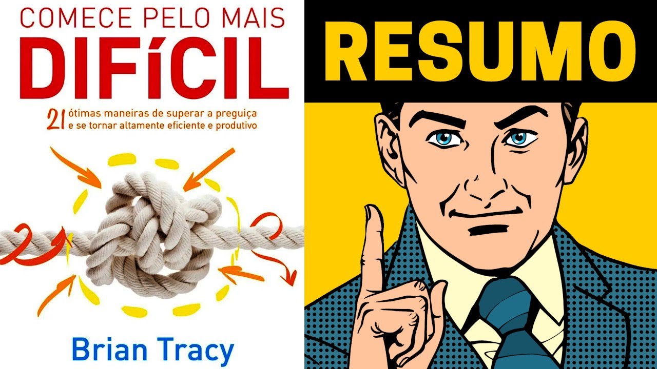 COMECE PELO MAIS DIFÍCIL | 15 Regras Para Você Fazer Mais em Menos Tempo | Brian Tracy