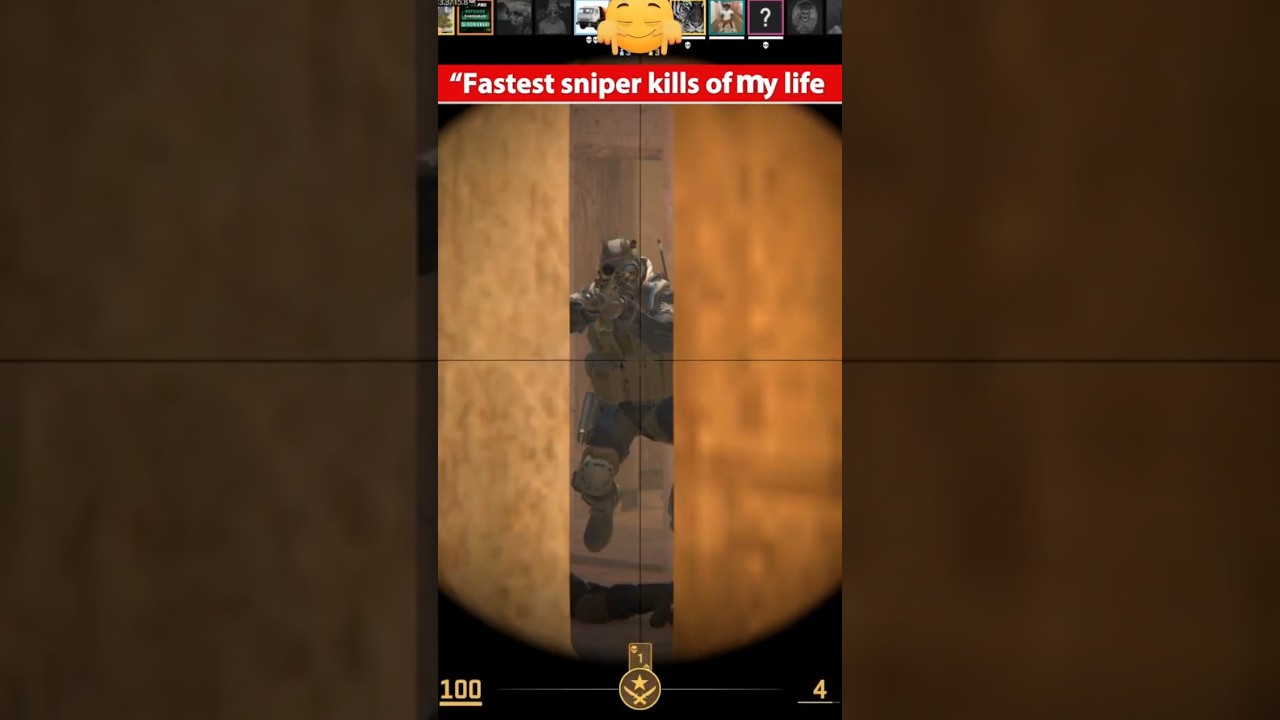 “FASTEST AWP KILLS YOU’LL EVER SEE  | INSANE CS2 REACTIONS!” #cs2 #cs2overpass #csgo#shorts  #gaming