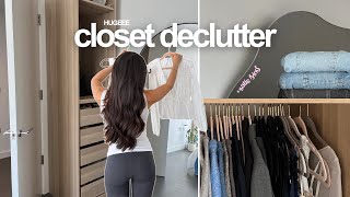 HUGE CLOSET CLEAROUT FOR SUMMER 🧺 | very *satisfying* ft Saltworks