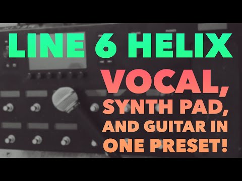 Line 6 Helix 3 Note Generator, Vocal Effects, and Guitar Preset!