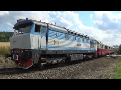 Zamračené, bardotky v roce 2022/CZ locomotives 749, 751, 752 in 2022/Super sound!