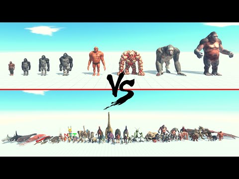 New Punching Team Vs All Units ARBS | Animal Revolt Battle Simulator